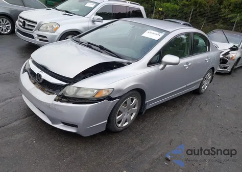 2010 Honda Civic Lx из США, поврежденный, VIN 2HGFA1F55AH579081